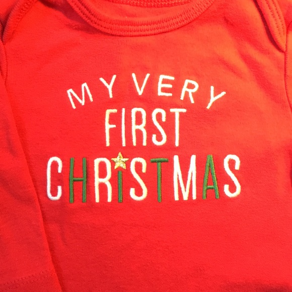 💥SOLD💥Festive “My 1st Christmas” Outfit!🎄 - Picture 3 of 7